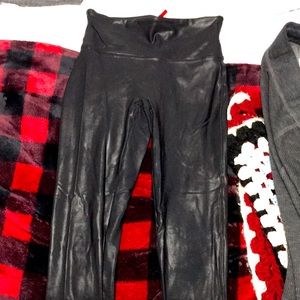 Spanx faux leather leggings